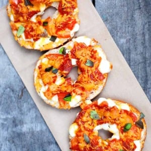 Homemade Pizza Bagels