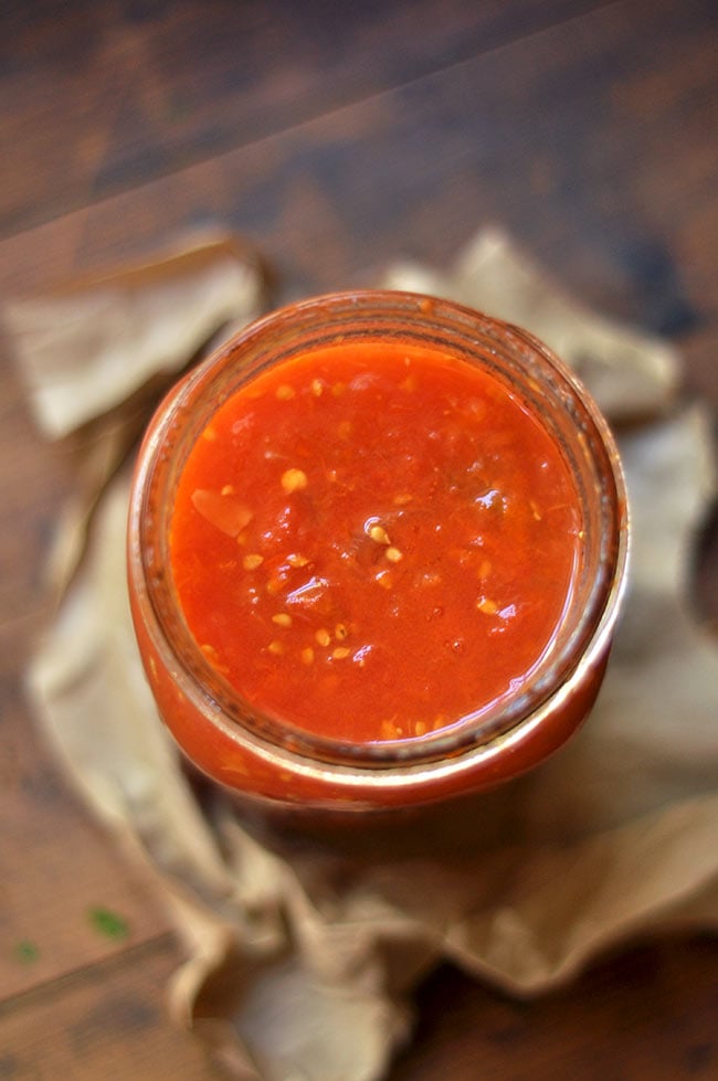 Homemade Salsa with Fresh Tomatoes