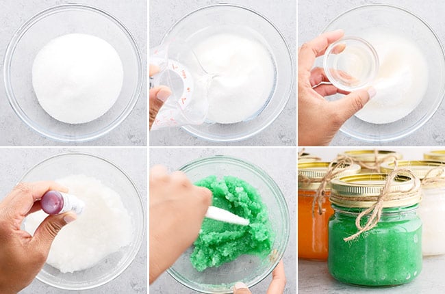 Homemade Sugar Scrub Ingredients