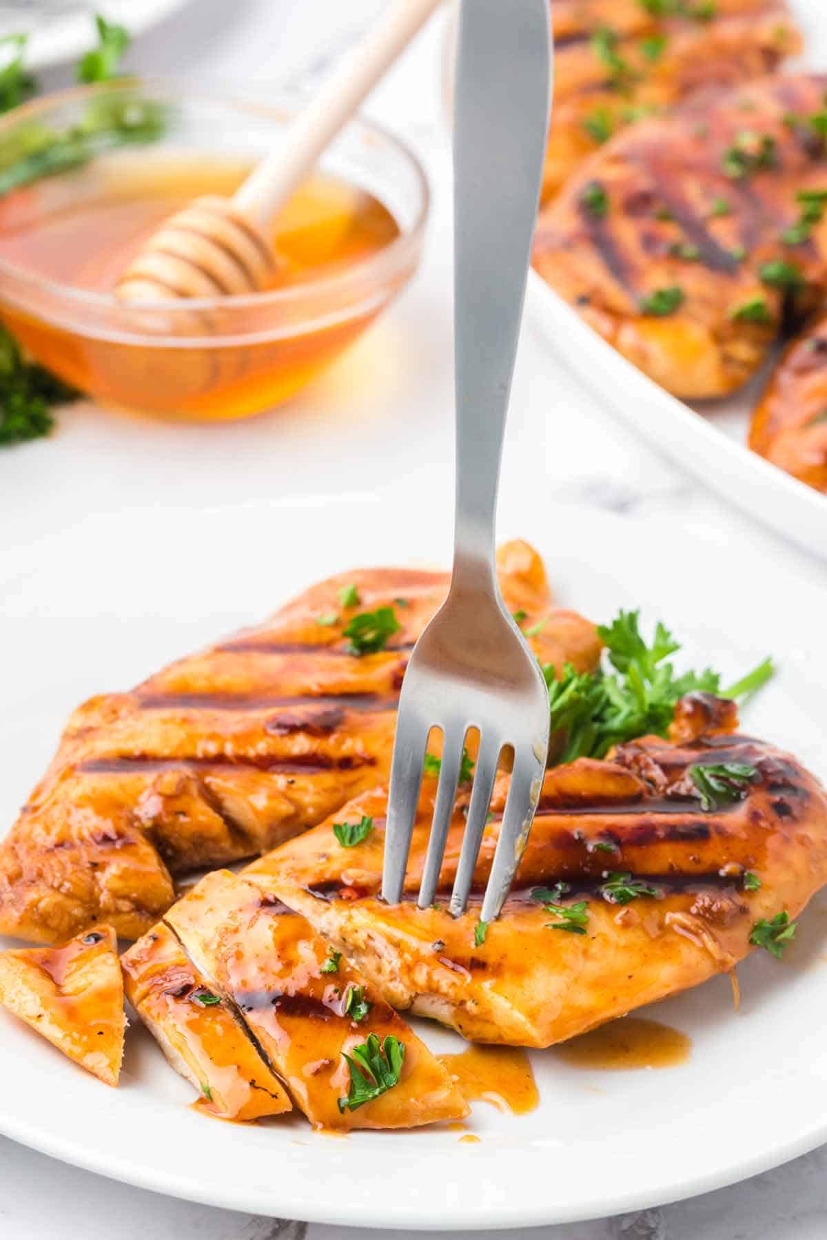 Honey Barbecue Grilled Chicken