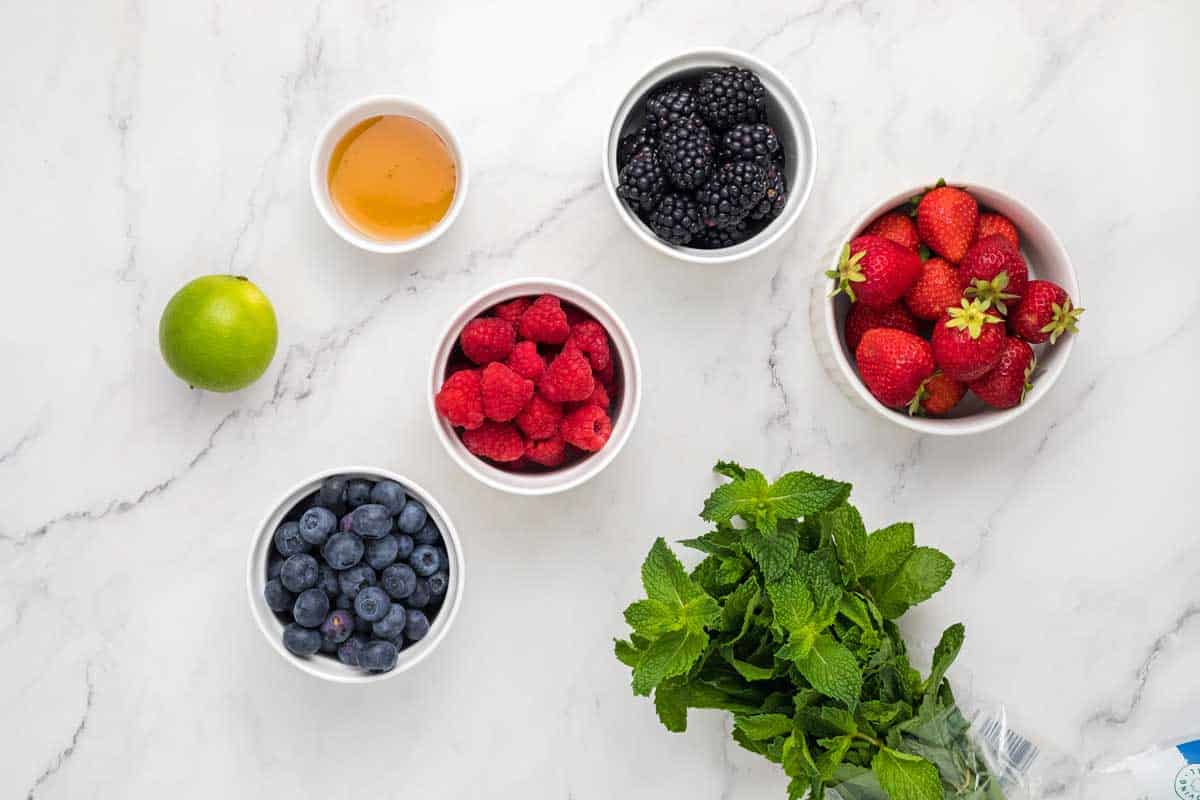 Berry Salad Ingredients