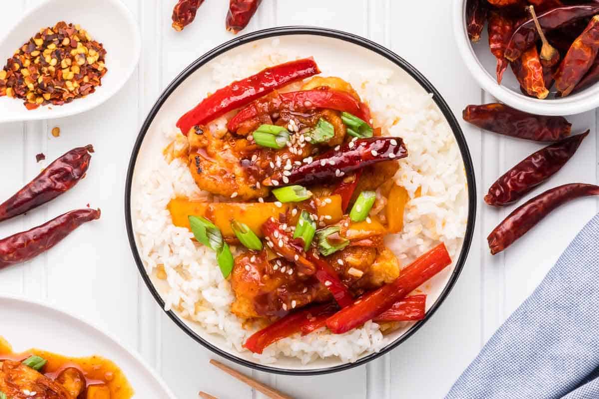 Hot and Spicy Chicken Stir Fry