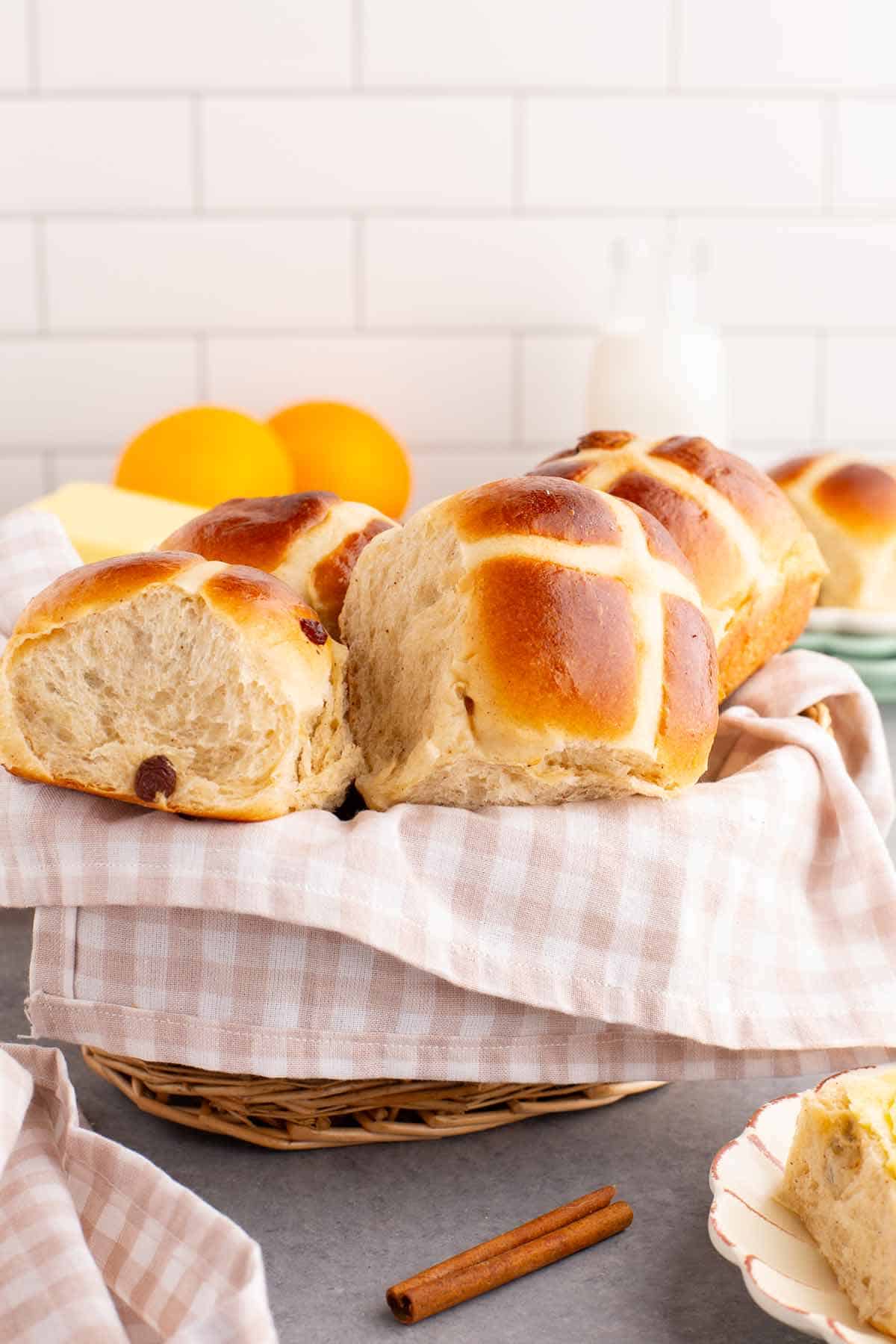 Fluffy Hot Cross Buns