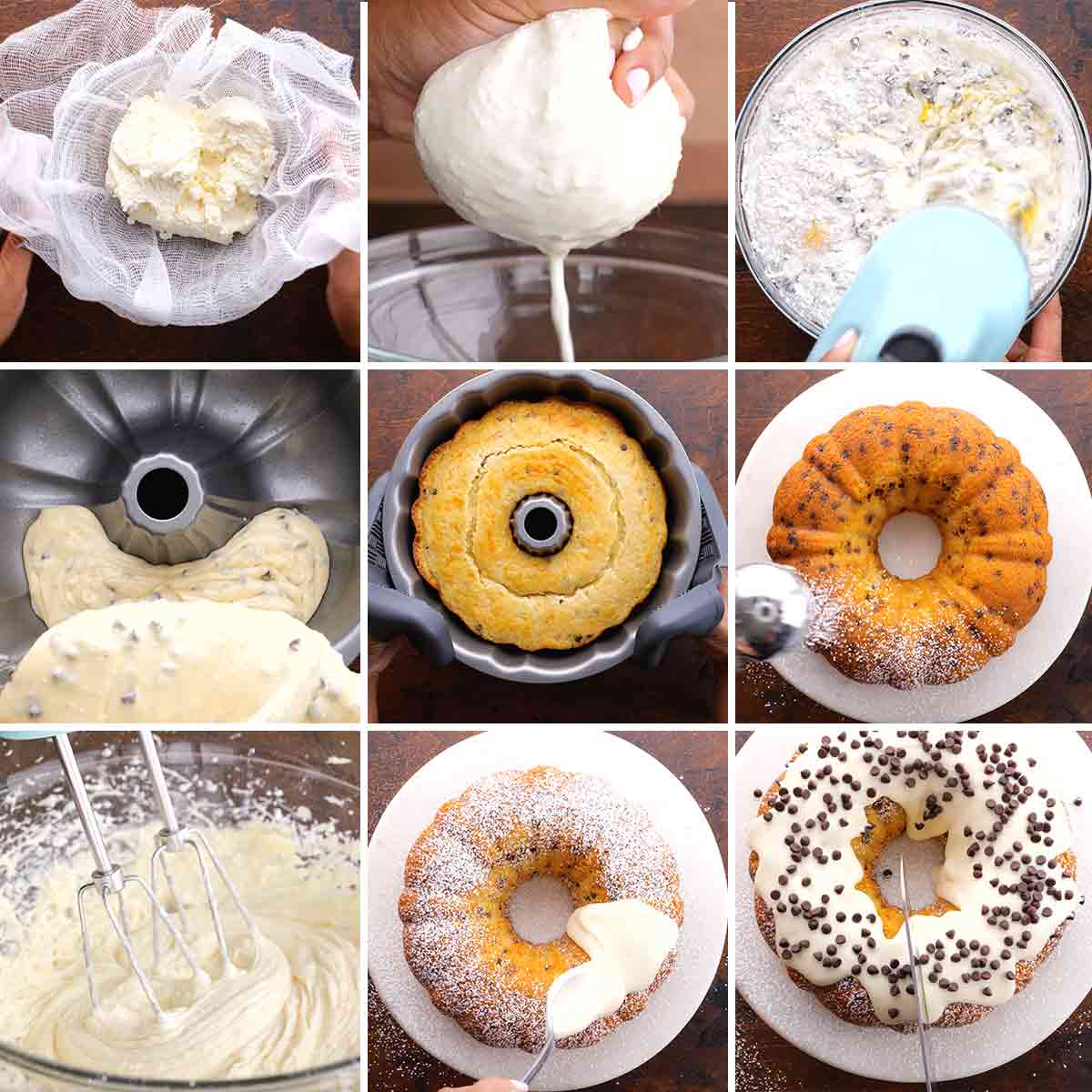 How to Make Cannoli Bundt Cake