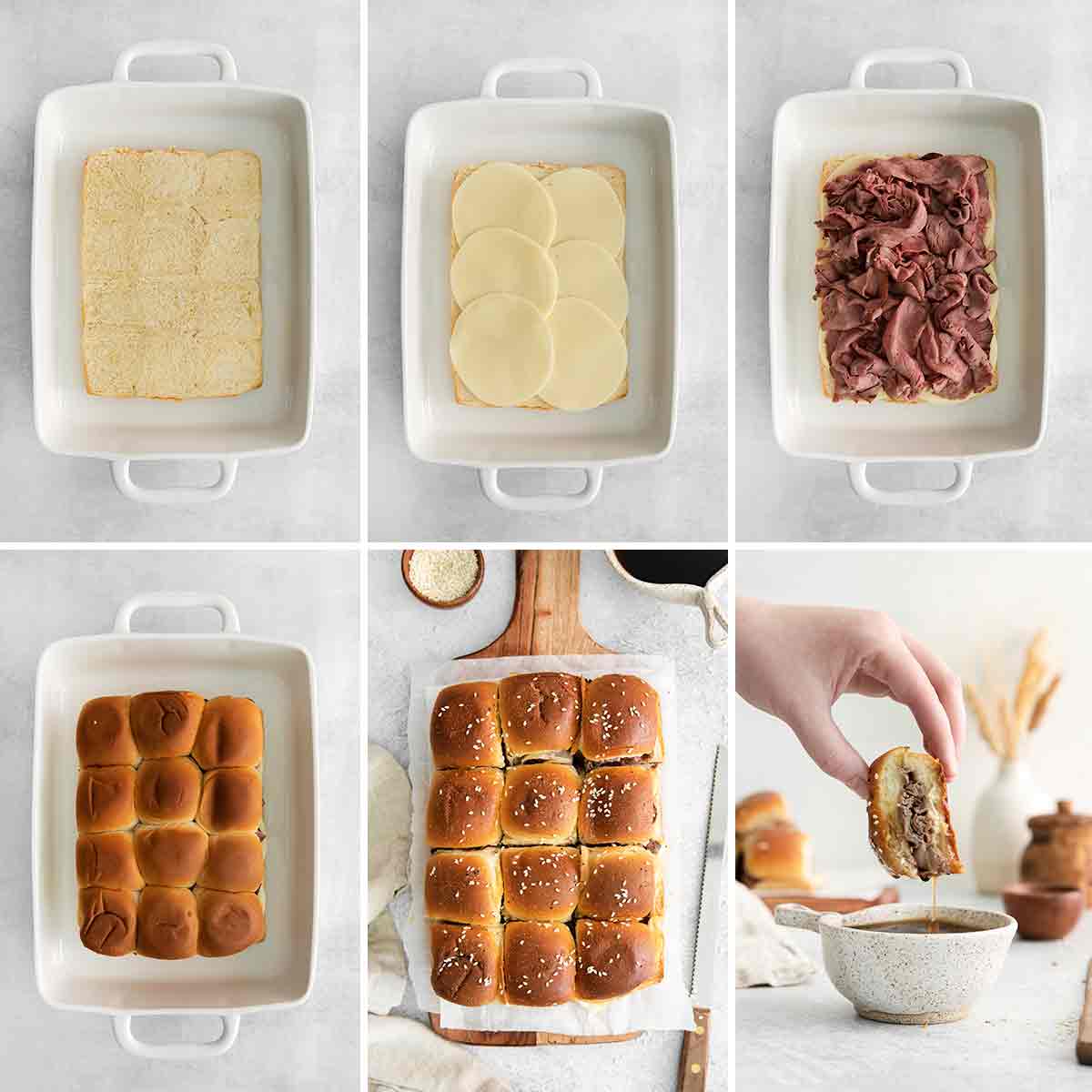 How to Make French Dip Sliders
