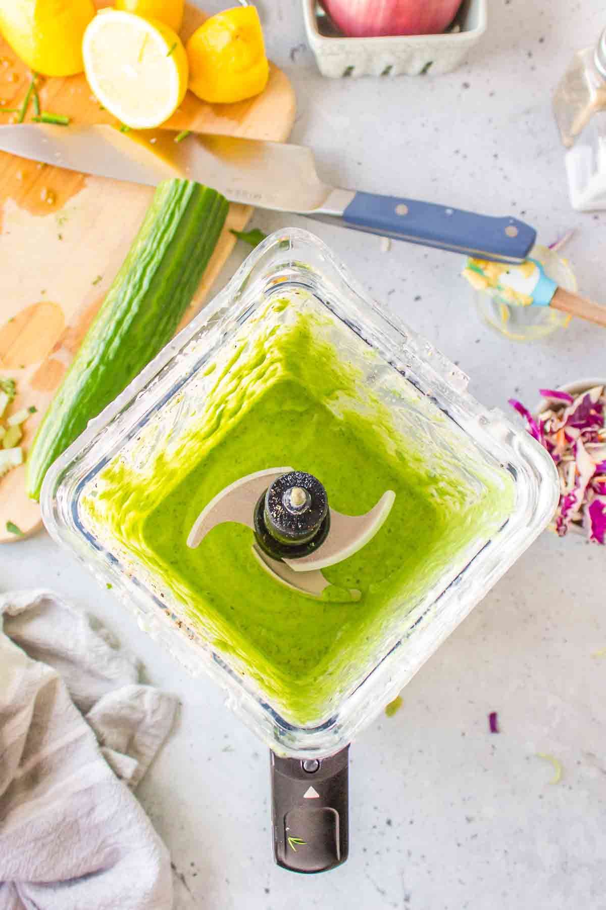 Blender Green Goddess Dressing
