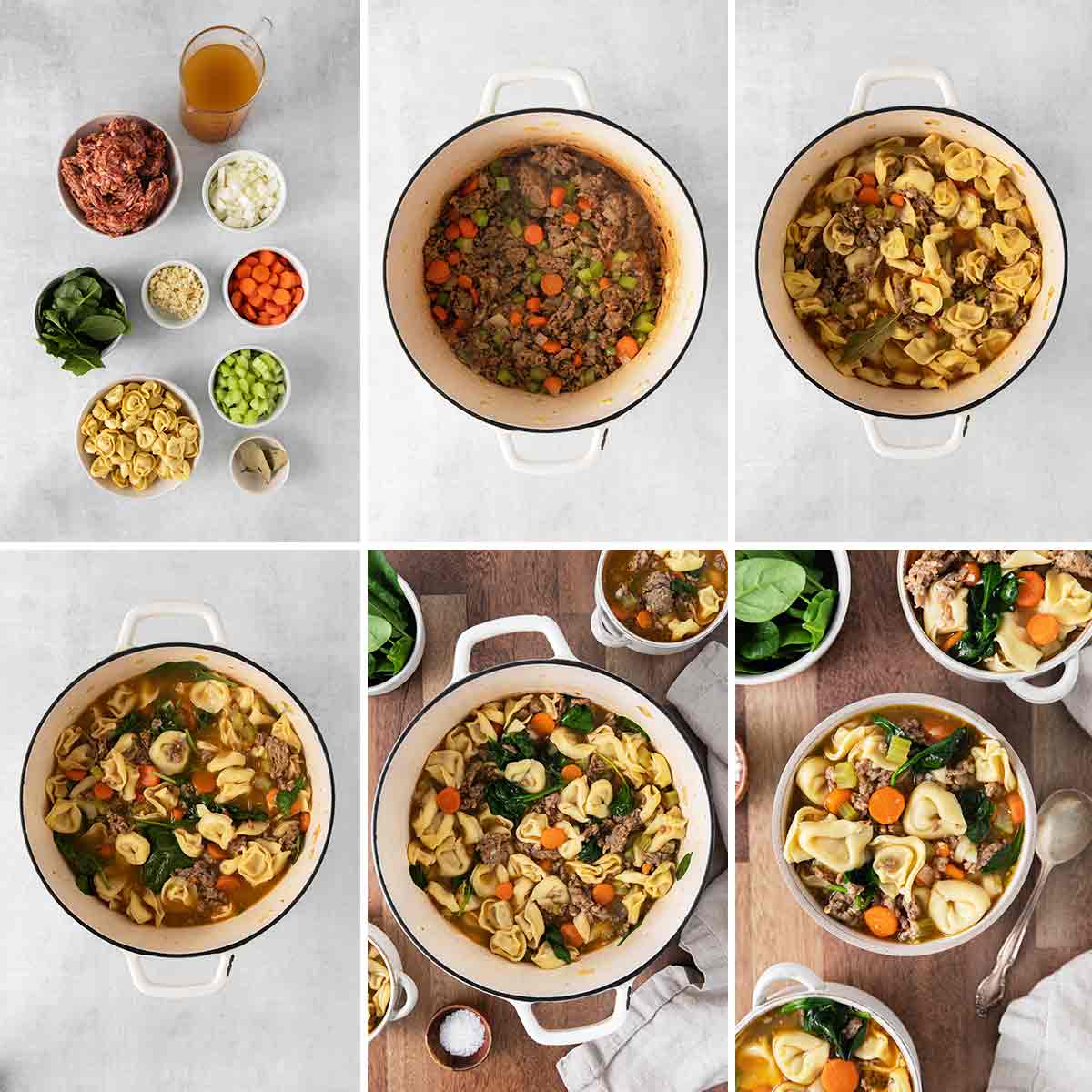 How to Make Sausage Tortellini Soup