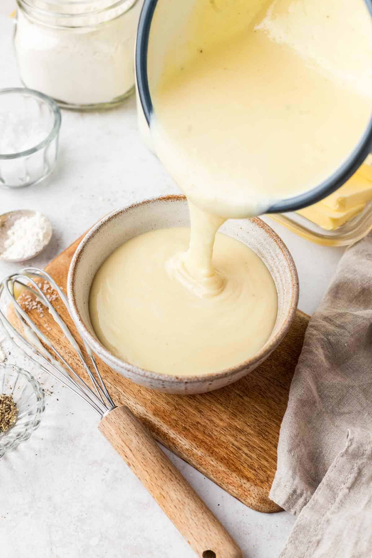 How to Make White Sauce and Cream of Sauces
