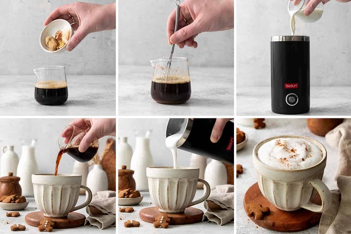 How to Make a Gingerbread Latte