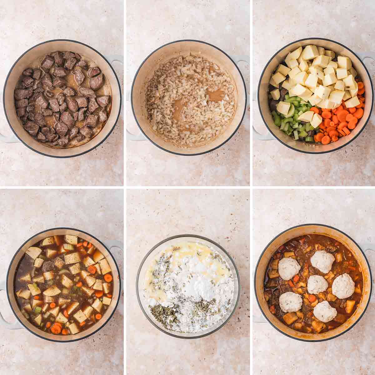 How to Make Beef Stew with Dumplings