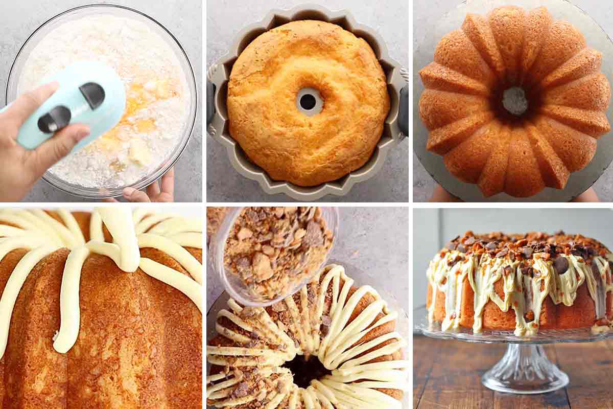 How to Make a Butterfinger Bundt Cake