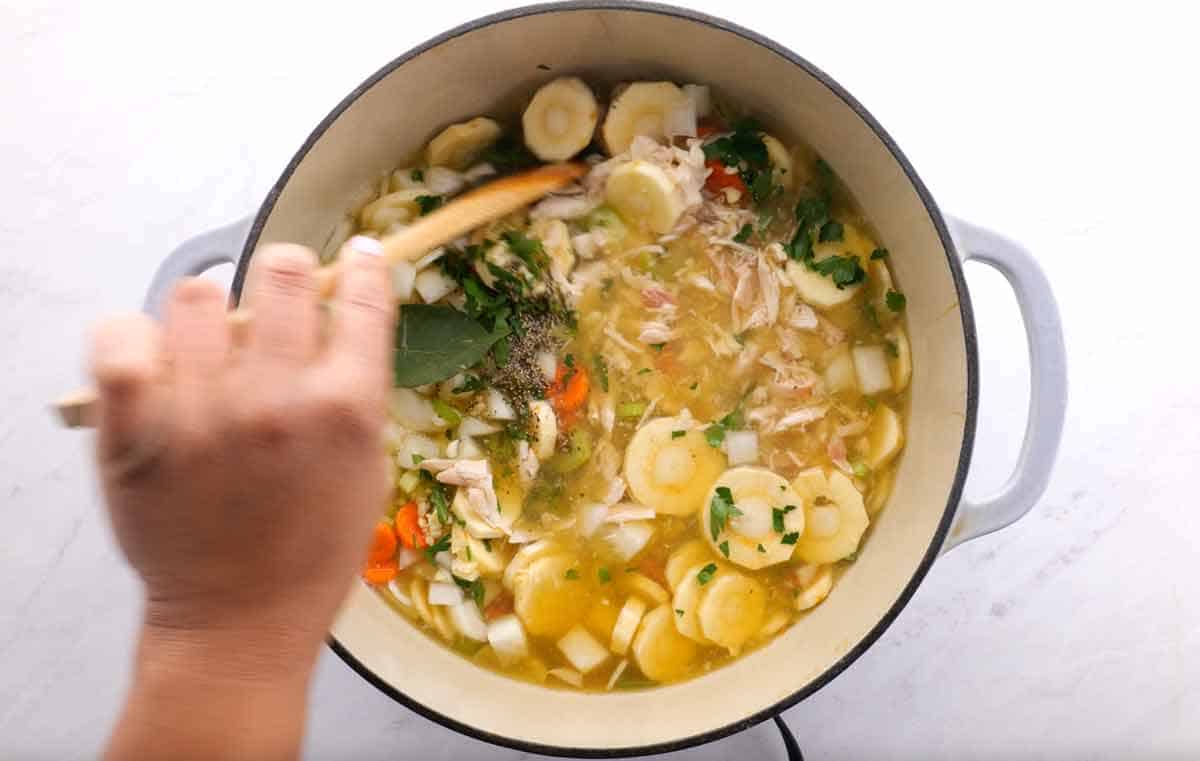 How to Make Chicken Noodle Soup