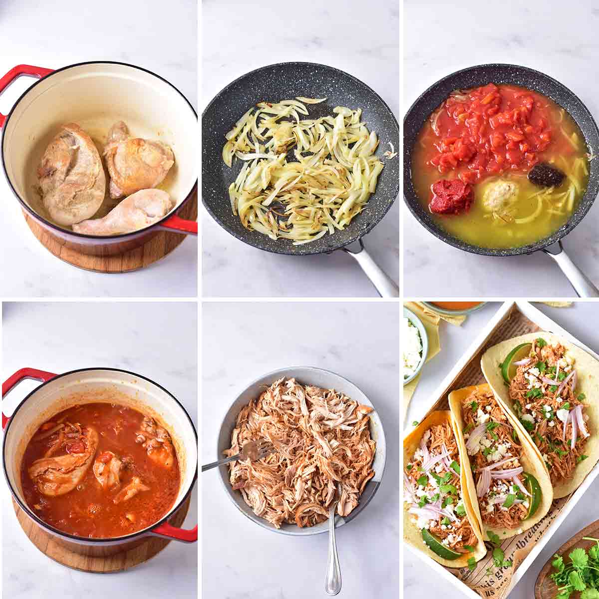 How to Make Chicken Tinga Tacos