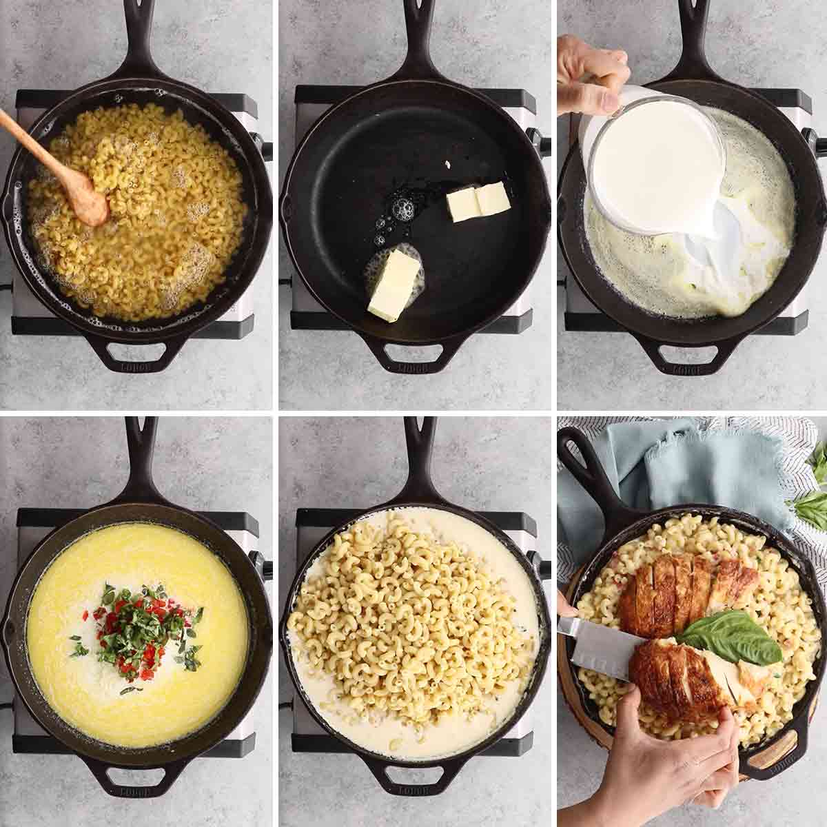 How to Make Tuscan Chicken Mac and Cheese