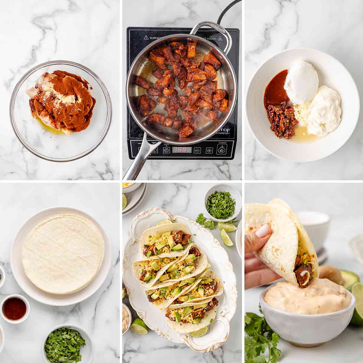 How to Make Chipotle Chicken Tacos