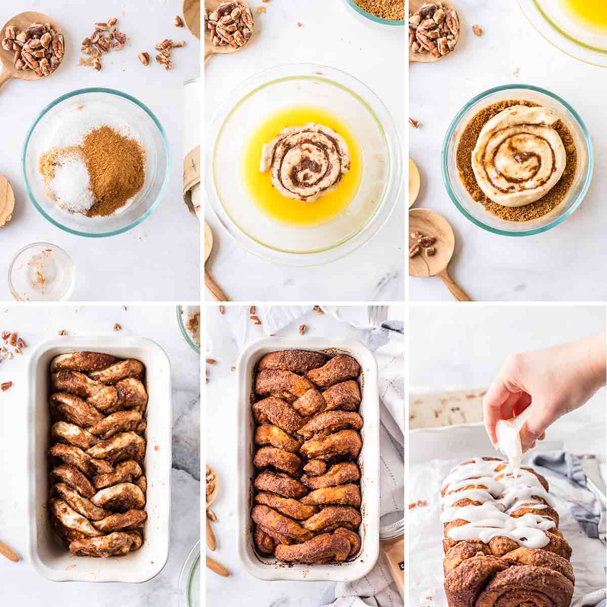 How to Make Cinnamon Roll Pull Apart Bread