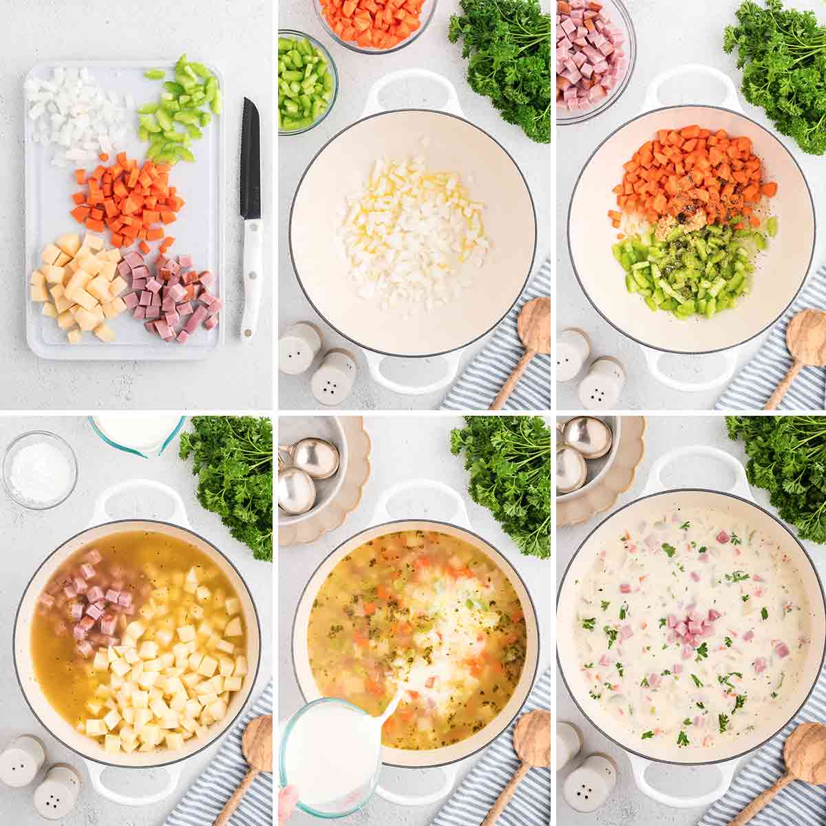 How to Make Creamy Ham and Potato Soup