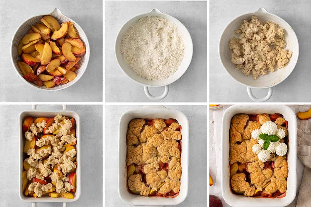 How to Make No Peel Fresh Peach Cobbler