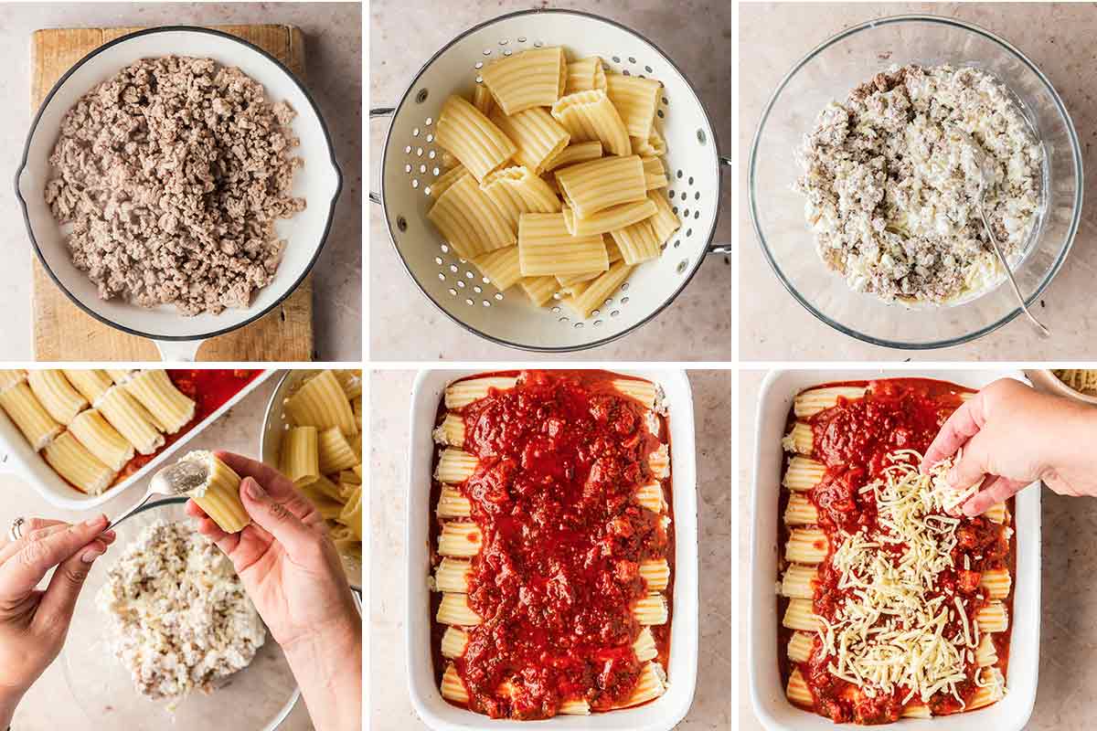 How to Make Ground Turkey Manicotti