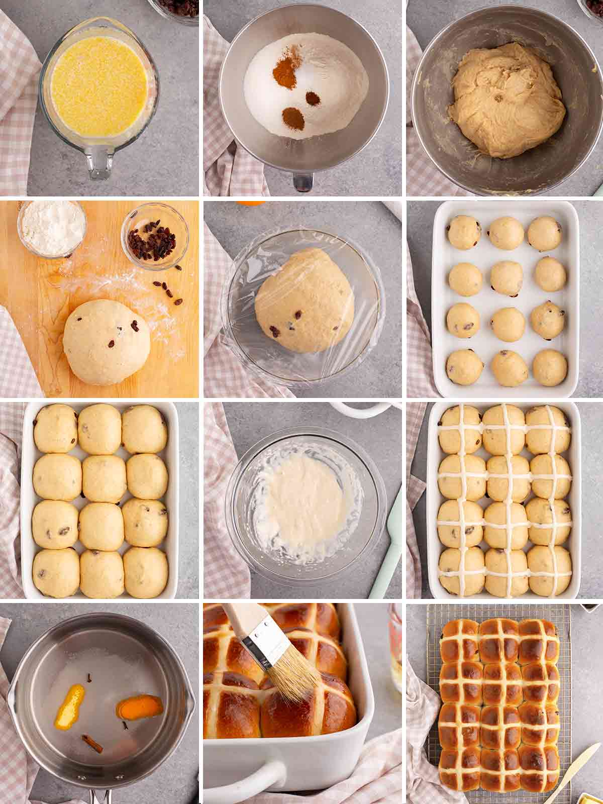 How to Make Hot Cross Buns