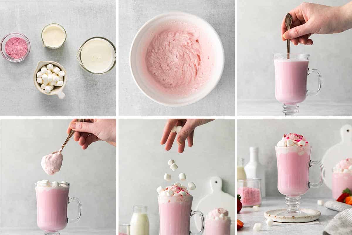 How to Make Hot Strawberry Milk