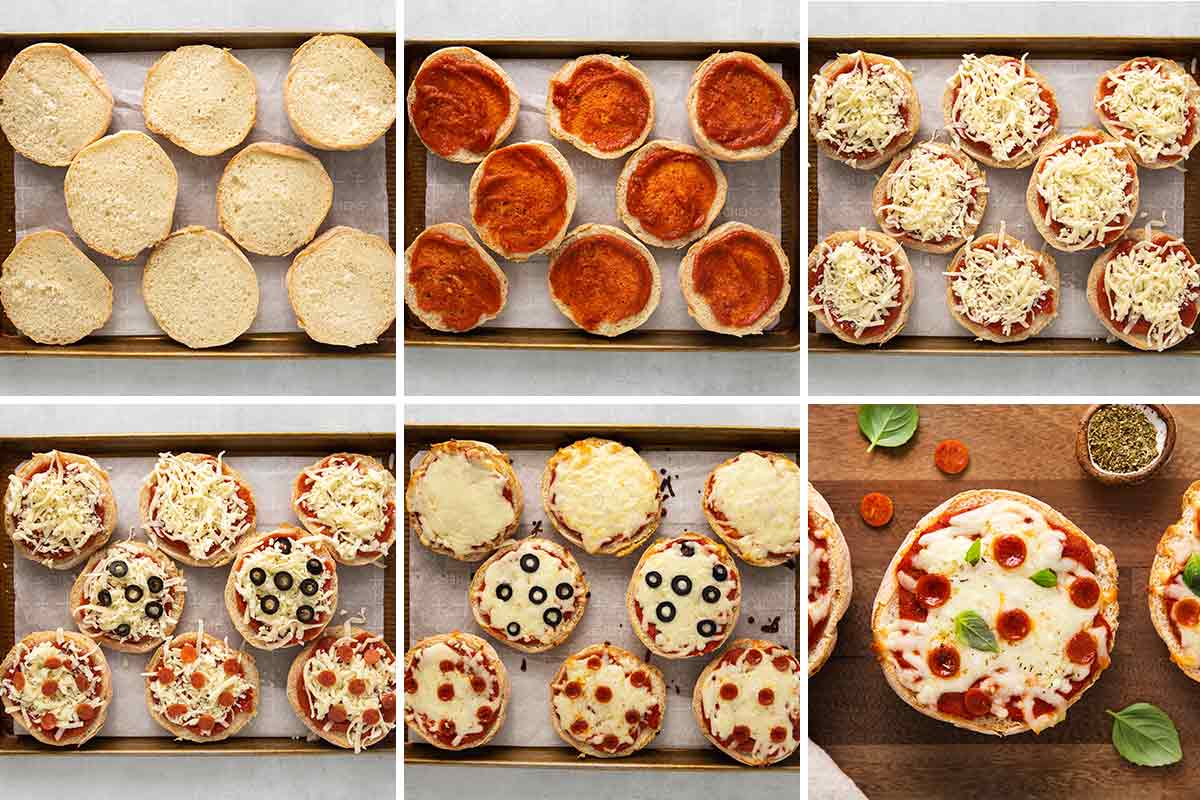 How to Make Mini Pizzas with Toppings