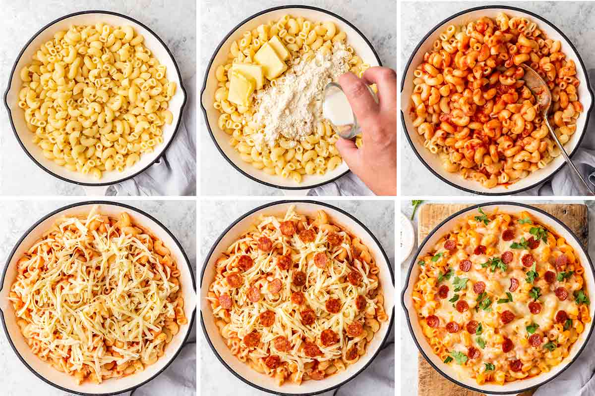 How to Make Pizza Mac and Cheese