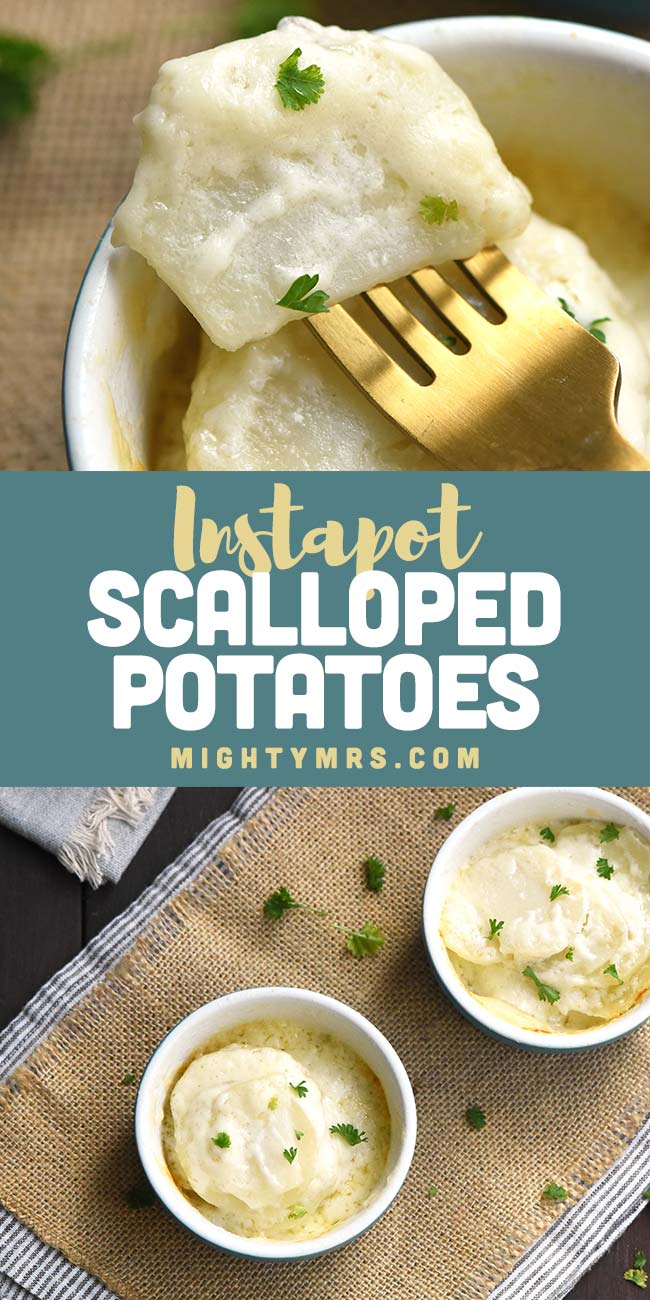 Instapot Scalloped Potatoes