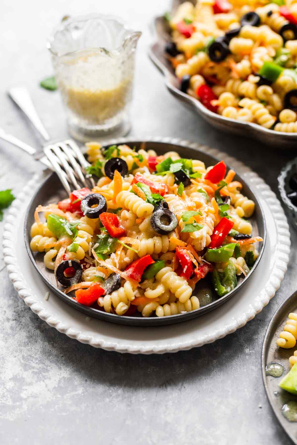 Italian Pasta Salad with Olives