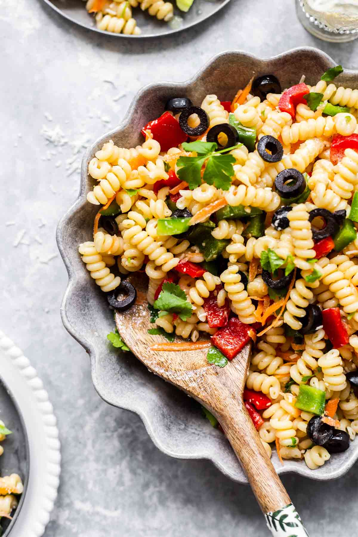 Italian Pasta Salad with Olive Garden Dressing