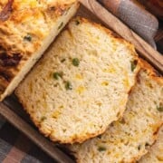 Slice Cheddar Jalapeno Beer Bread