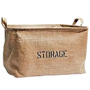 Jute Storage Bin
