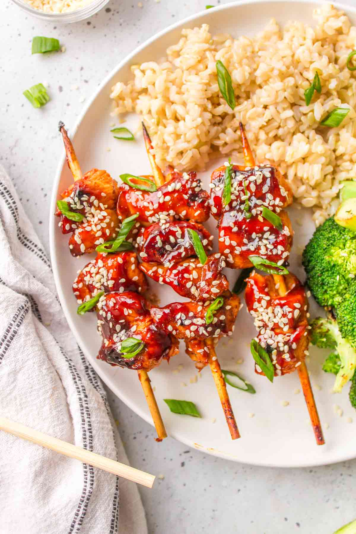 Gochujang Chicken Skewers