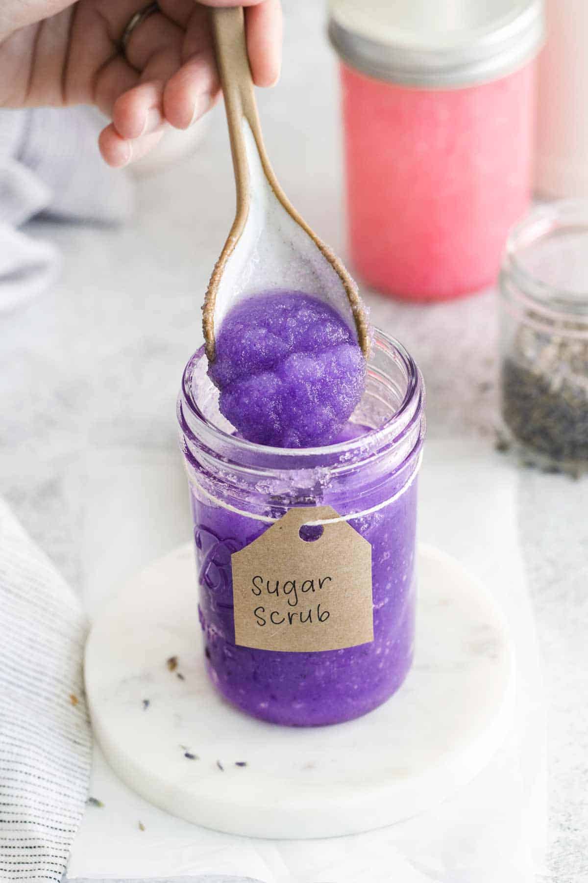 DIY Lavendar Sugar Scrub