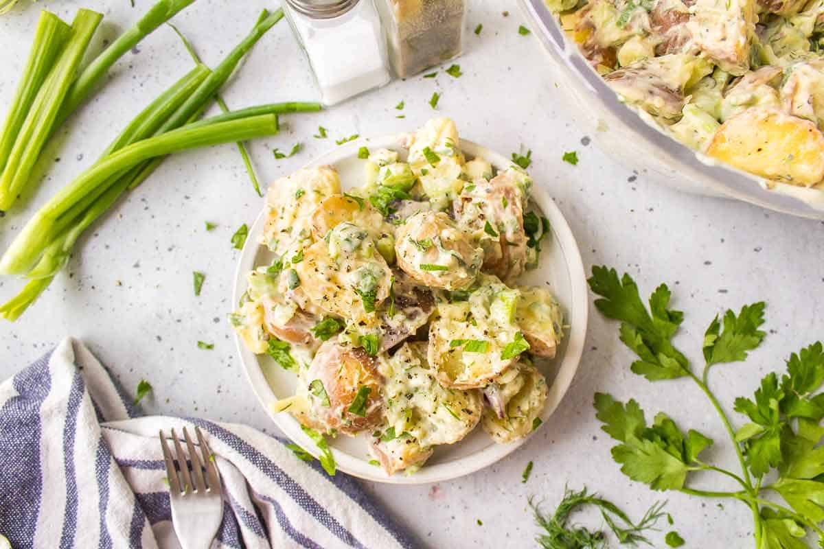 Lemon and Dill Potato Salad 