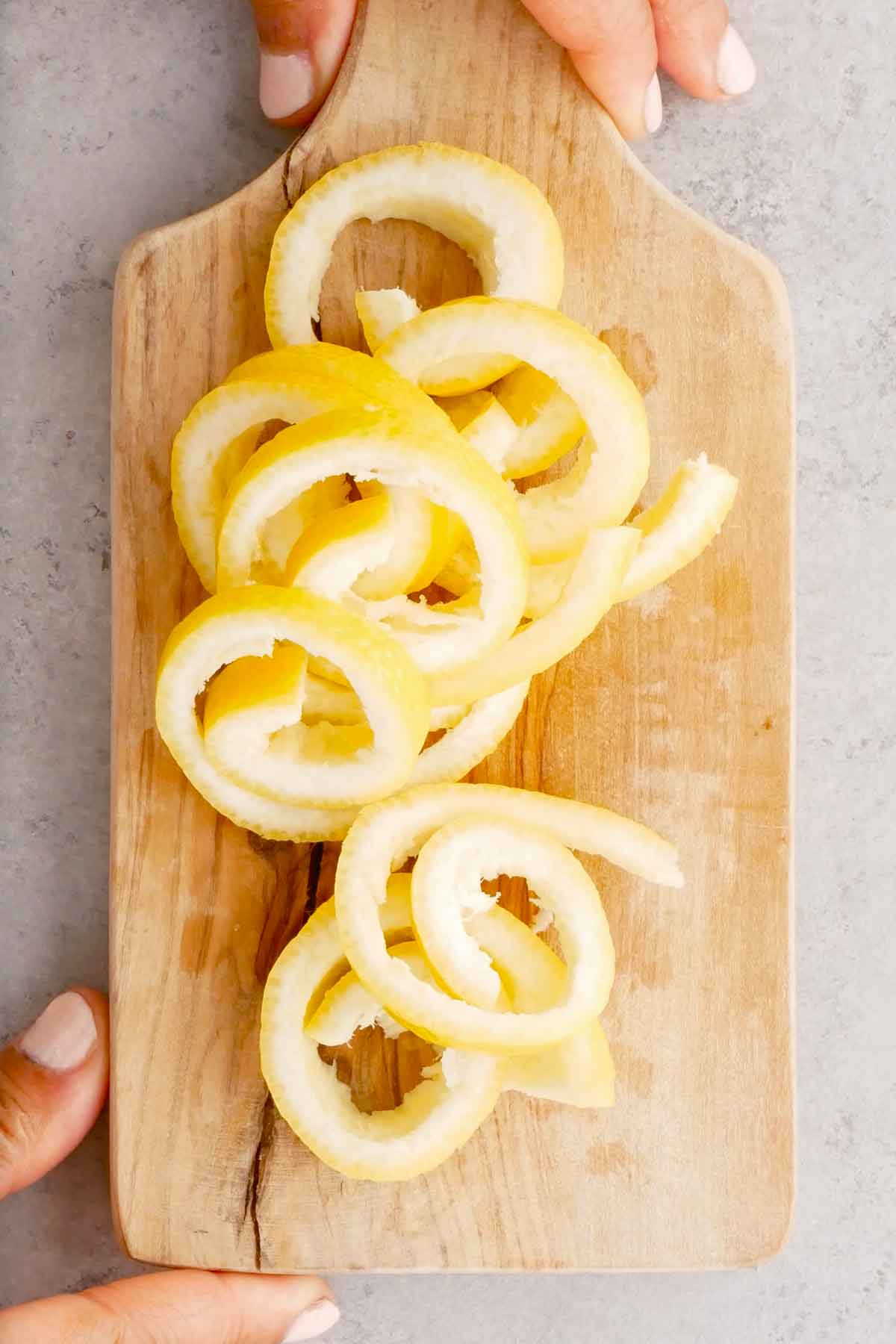 Lemon Twist Garnish