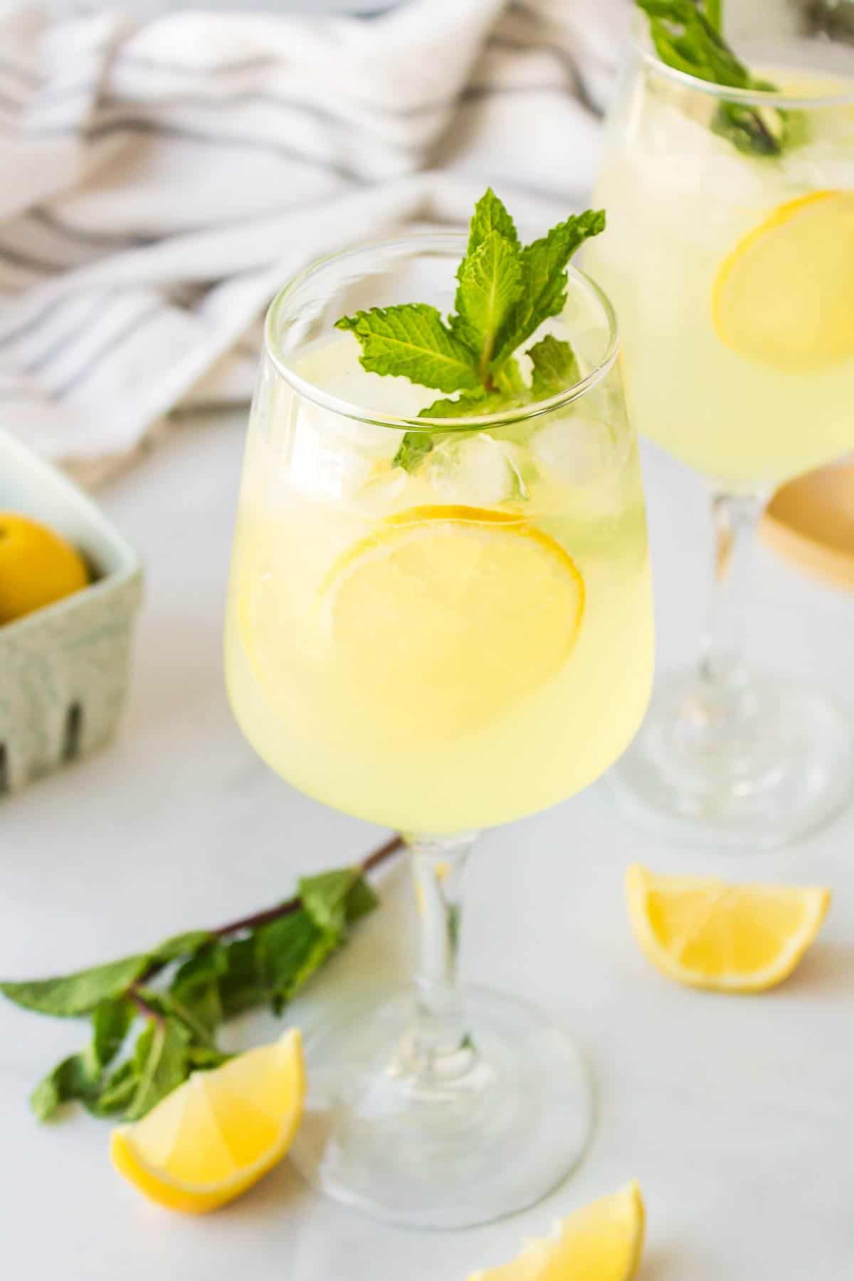 Lemoncello Spritz Summer Cocktail