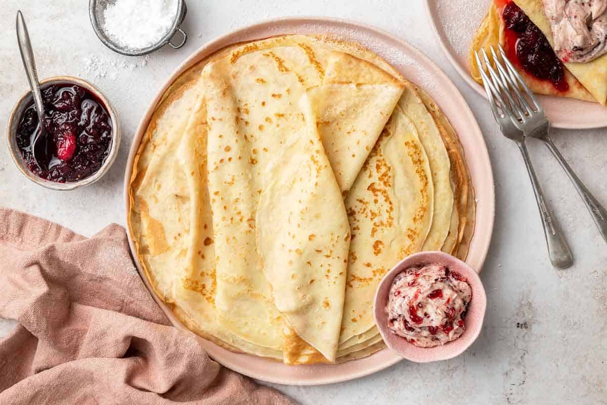 Lingonberry Swedish Crepes Ingredients