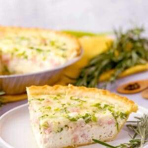 Low Fat Ham and Cheese Quiche