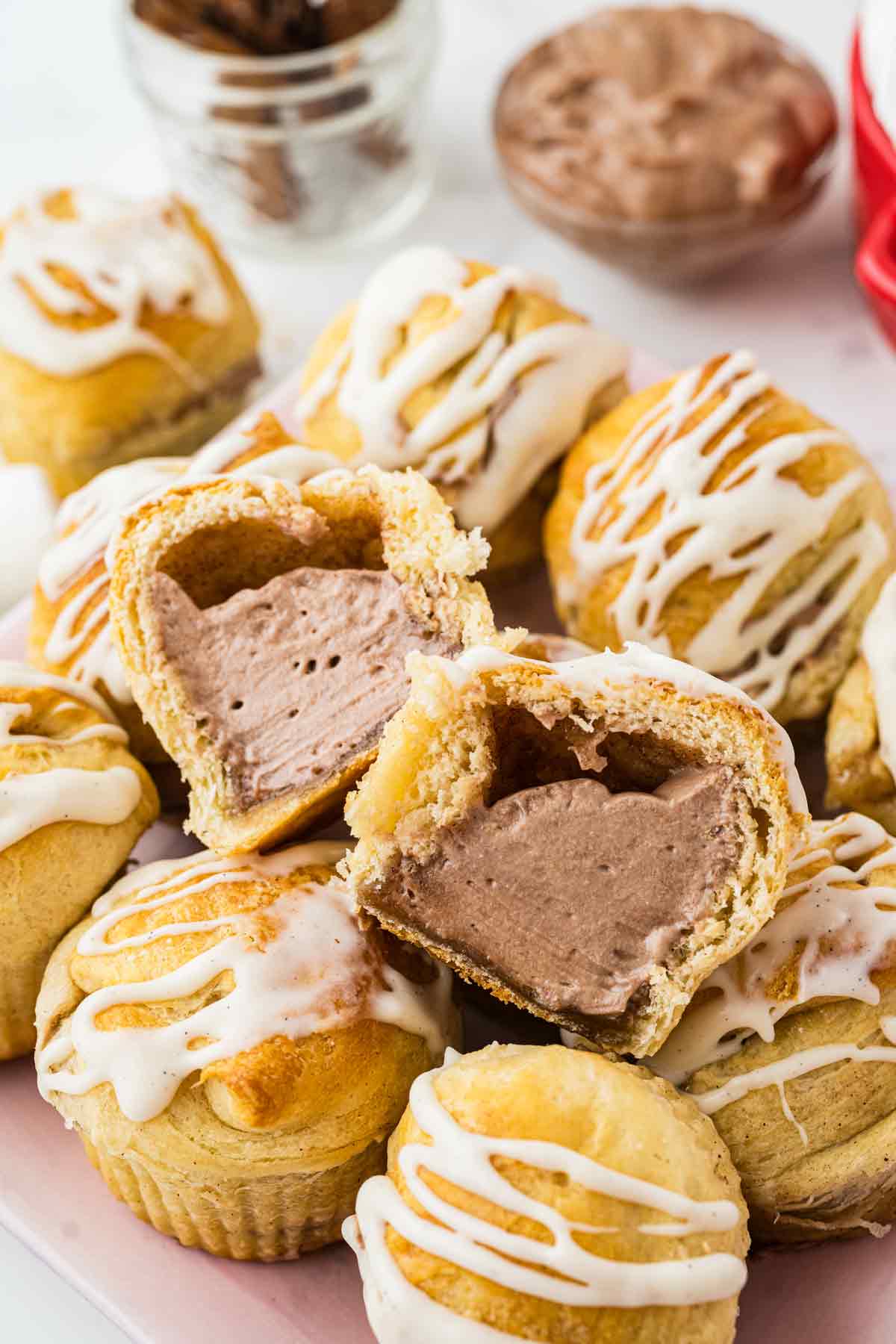 Magic Marshmallow Puffs with Chocolate Cream Filling