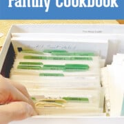 How to Make a Family Cookbook - Turn your old recipe cards into a cookbook