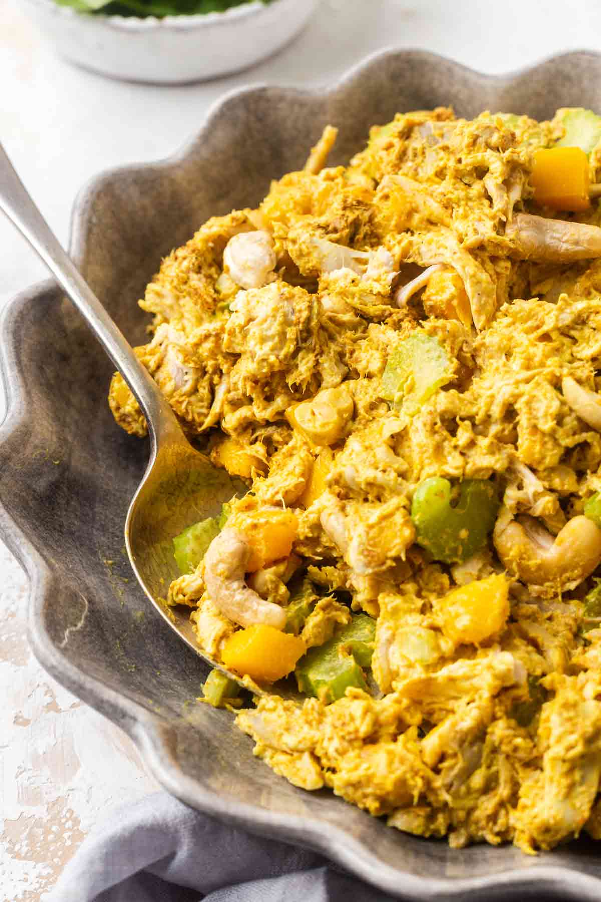 Mango Curried Chicken Salad with Mango