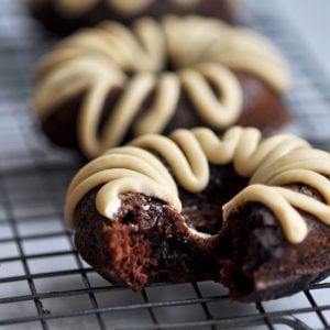 Chocolate Maple Zucchini Donuts