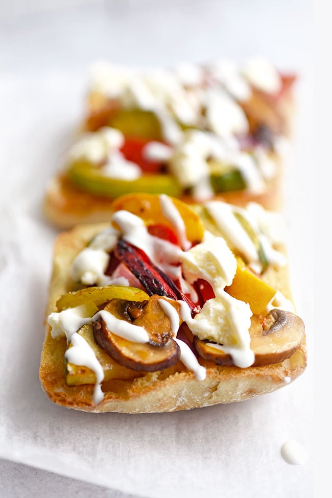 Marinated Grilled Vegetable Sandwich