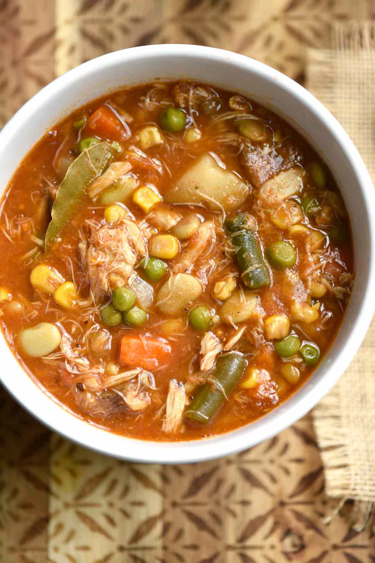 Maryland Crab Soup with Vegetables