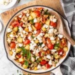 Mediterranean Turkey Skillet with Feta and Tomatoes