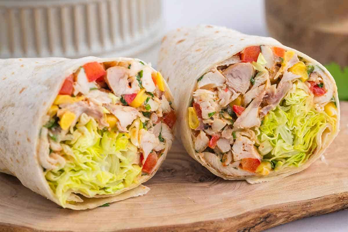 Mexican Chicken Salad Wrap