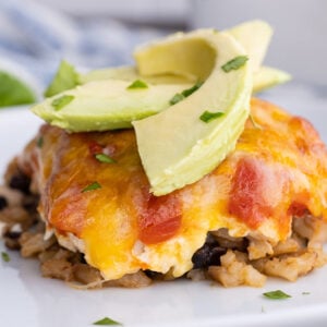 Chicken Tortila Casserole with Avocado