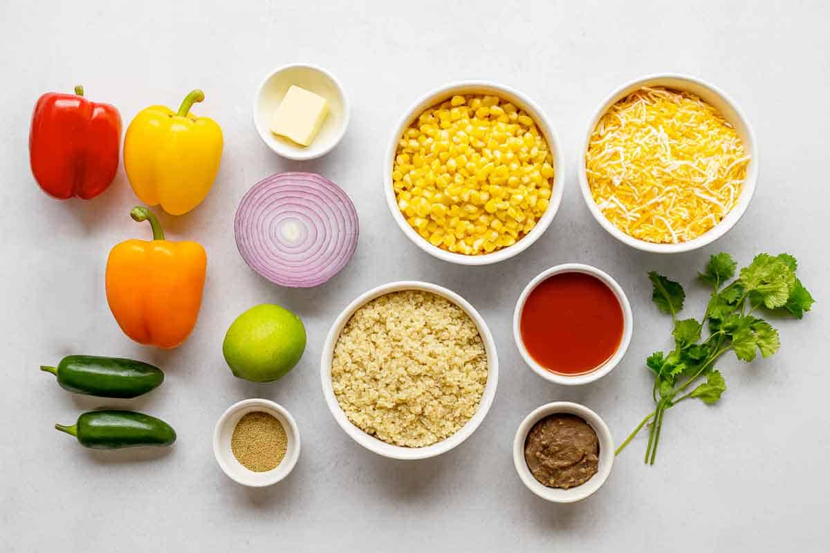 Vegetarian Mexican Casserole Ingredients
