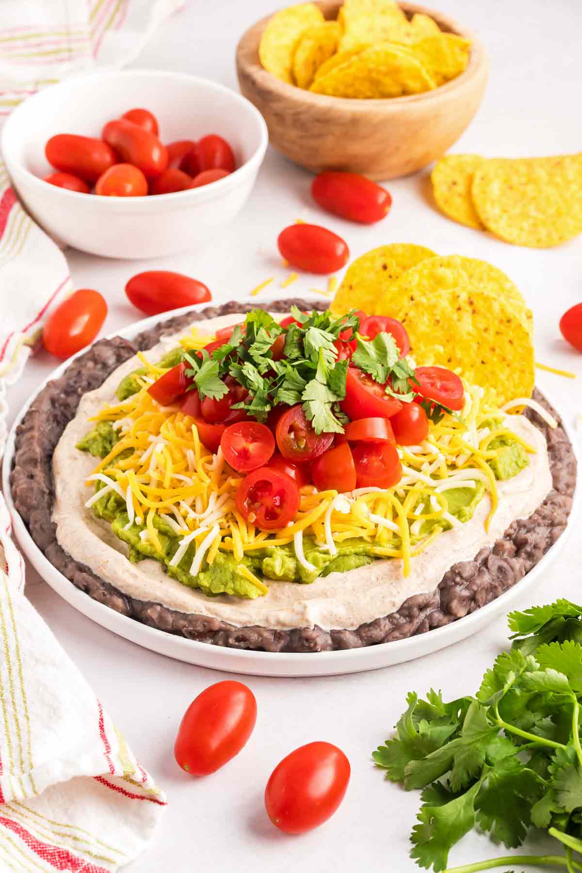 No-bake Mexican 5-Layer Dip
